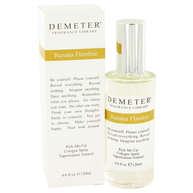 Demeter Fragrance Banana Flambee Eau de Cologne Spray 4 oz / 120 mL for Women