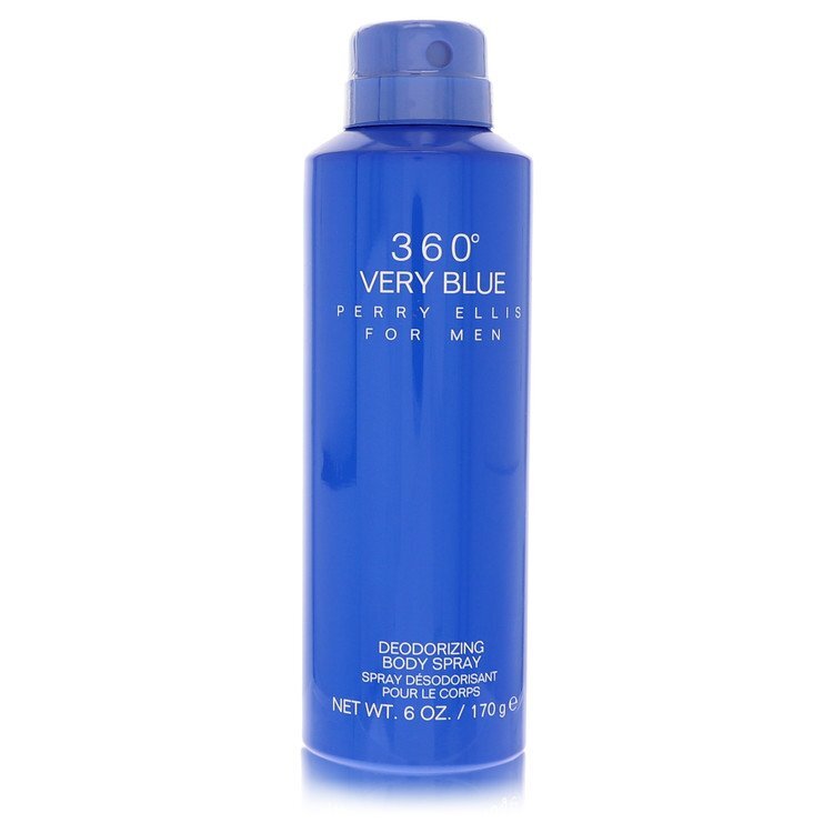 Perry Ellis 360 Very Blue Body Spray 6 oz for Men