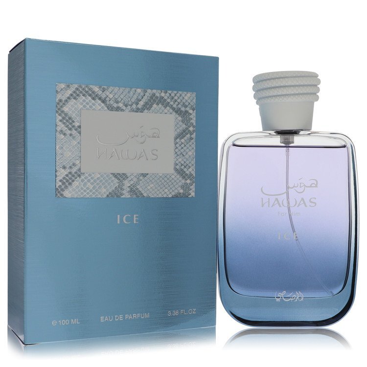 Rasasi Hawas Ice Eau de Parfum Spray 3.3 oz / 100 mL for Men