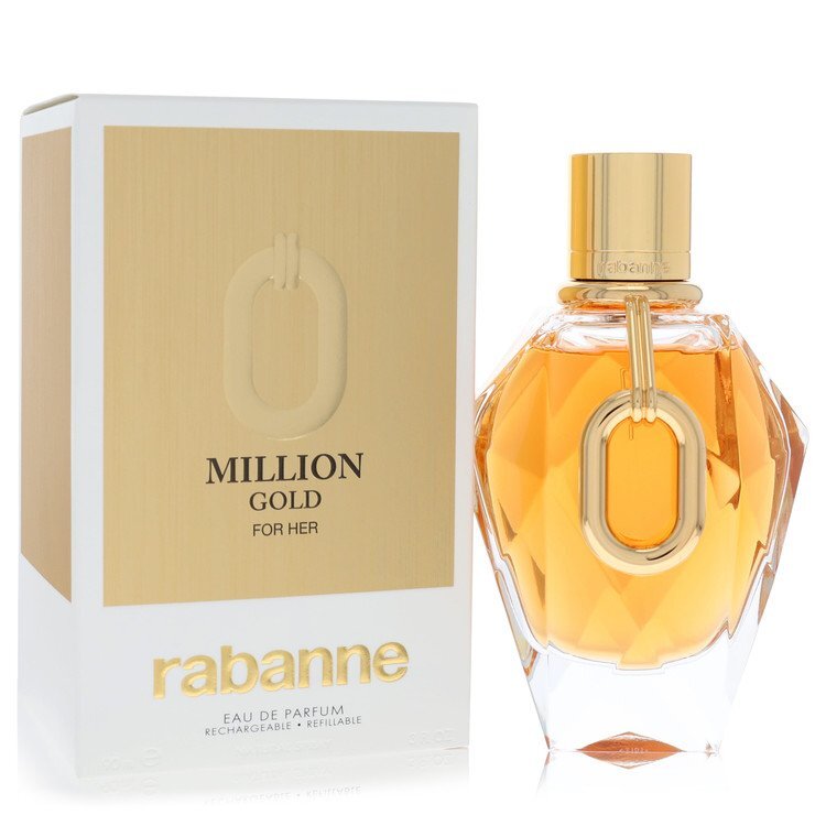 Rabanne Million Gold for Her Eau de Parfum Refillable Spray 3 oz / 90 mL for Women