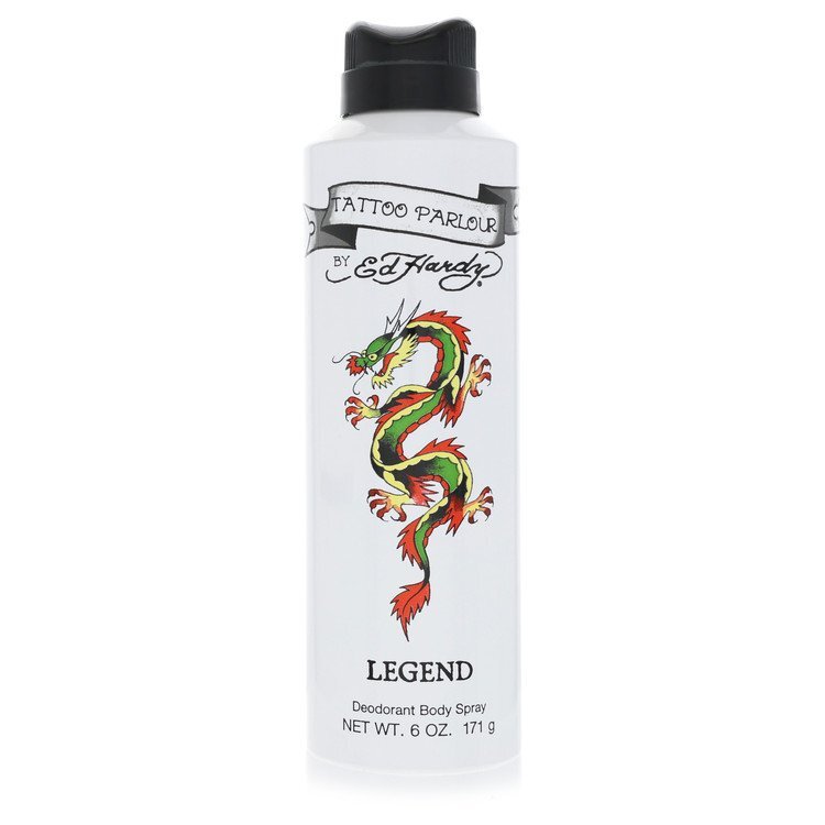 Ed Hardy Tattoo Parlour Legend Deodorant Spray 6 oz for Men