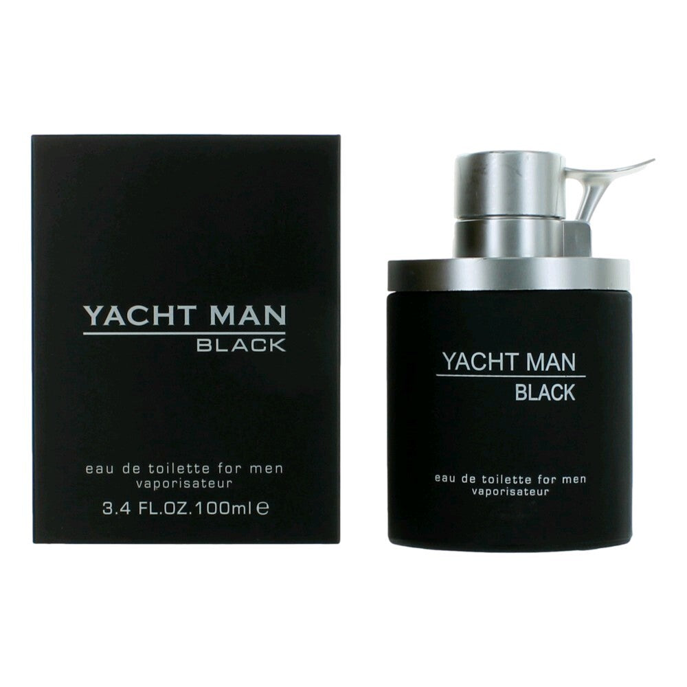 Myrurgia Yacht Man Black Eau de Toilette Spray 3.4 oz / 100 mL for Men