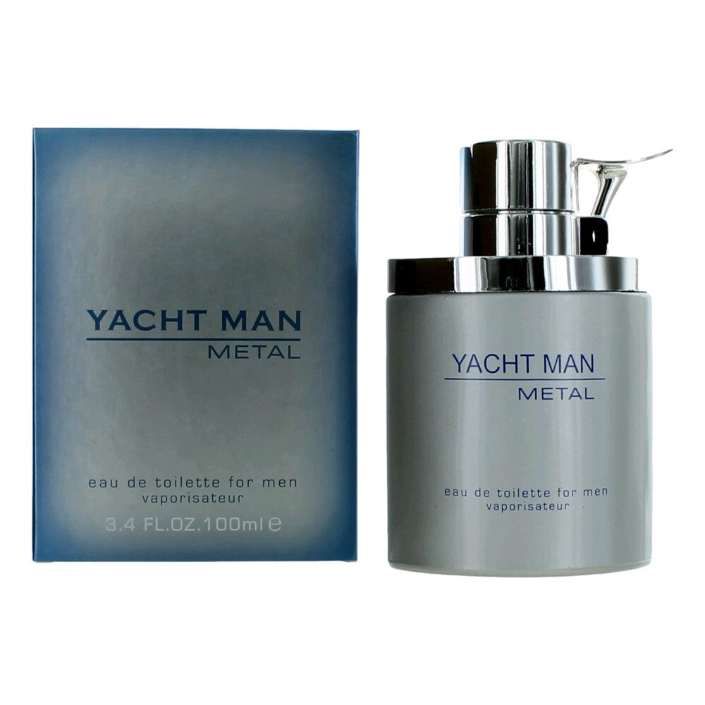 Myrurgia Yacht Man Metal Eau de Toilette Spray 3.4 oz / 100 mL for Men