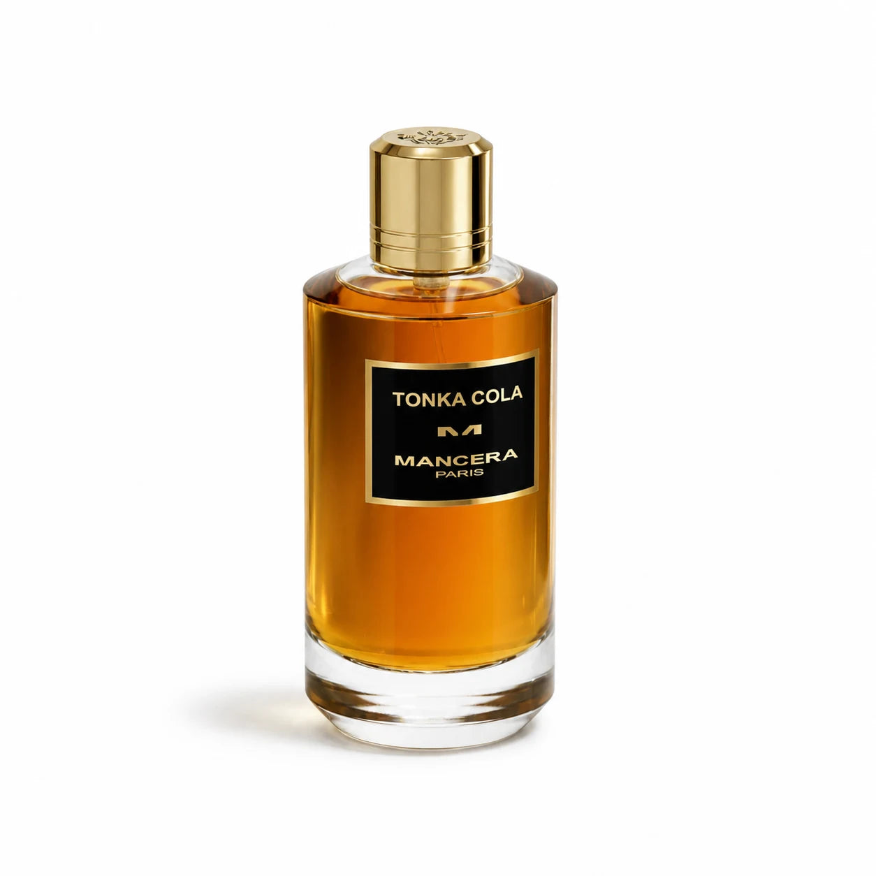 Mancera Tonka Cola Eau de Parfum 120 ml bottle left angle on white background