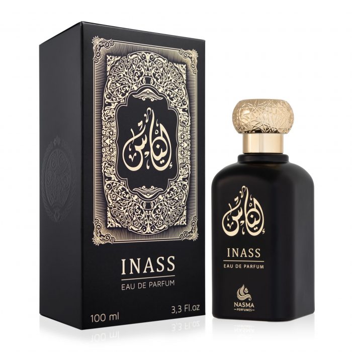 Nasma Inass Eau de Parfum 100 mL manufacturer bottle and box view