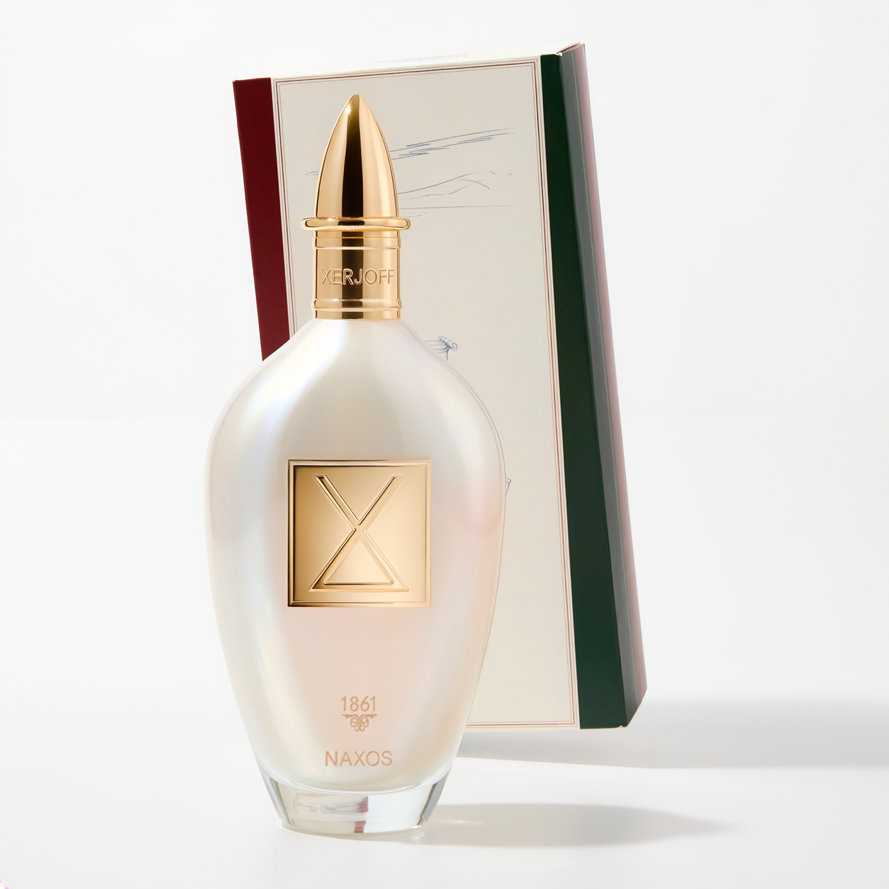 Xerjoff Naxos Perfume 100 ml bottle with matching presentation box