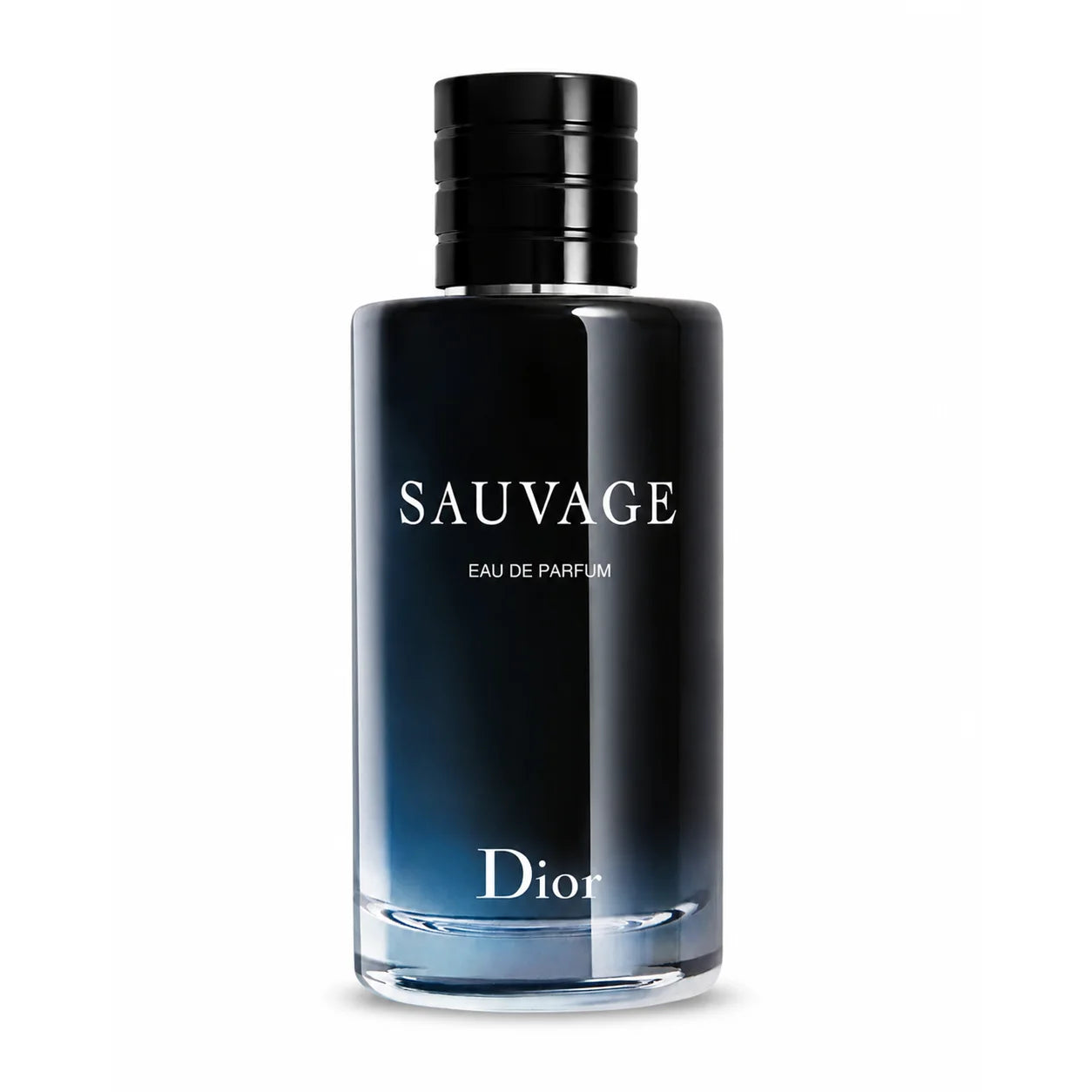 Dior Sauvage Eau de Parfum 100 ml bottle front view on white background