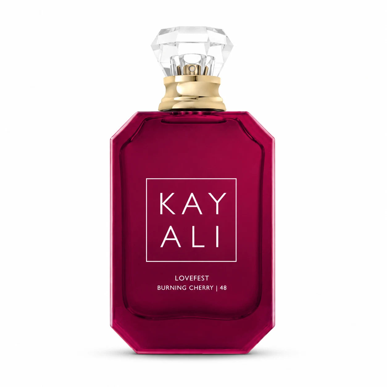 KAYALI Lovefest Burning Cherry | 48 Eau de Parfum 100 ml front bottle on white background