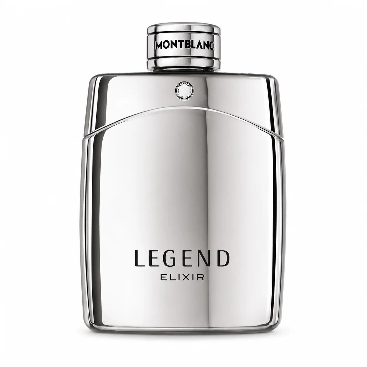 Montblanc Legend Elixir Eau de Parfum 100 ml bottle front view on white background