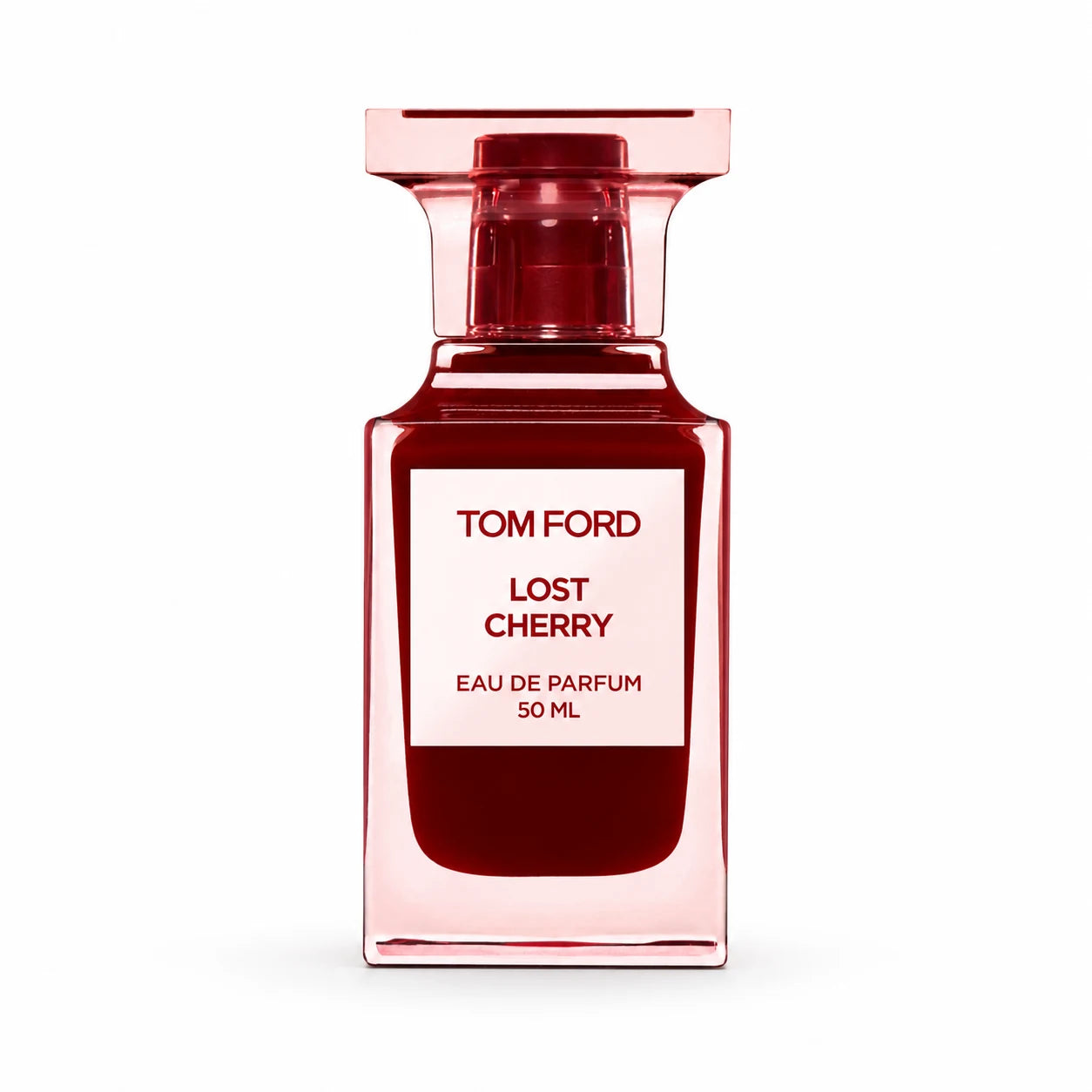 Tom Ford Lost Cherry Eau de Parfum 50 ml bottle front view on white background