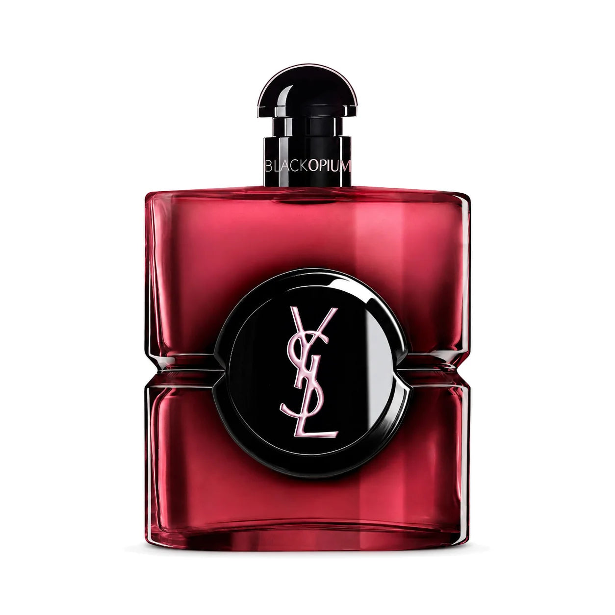 Yves Saint Laurent Black Opium Pink Glaze Eau de Parfum 90 ml front bottle on white background