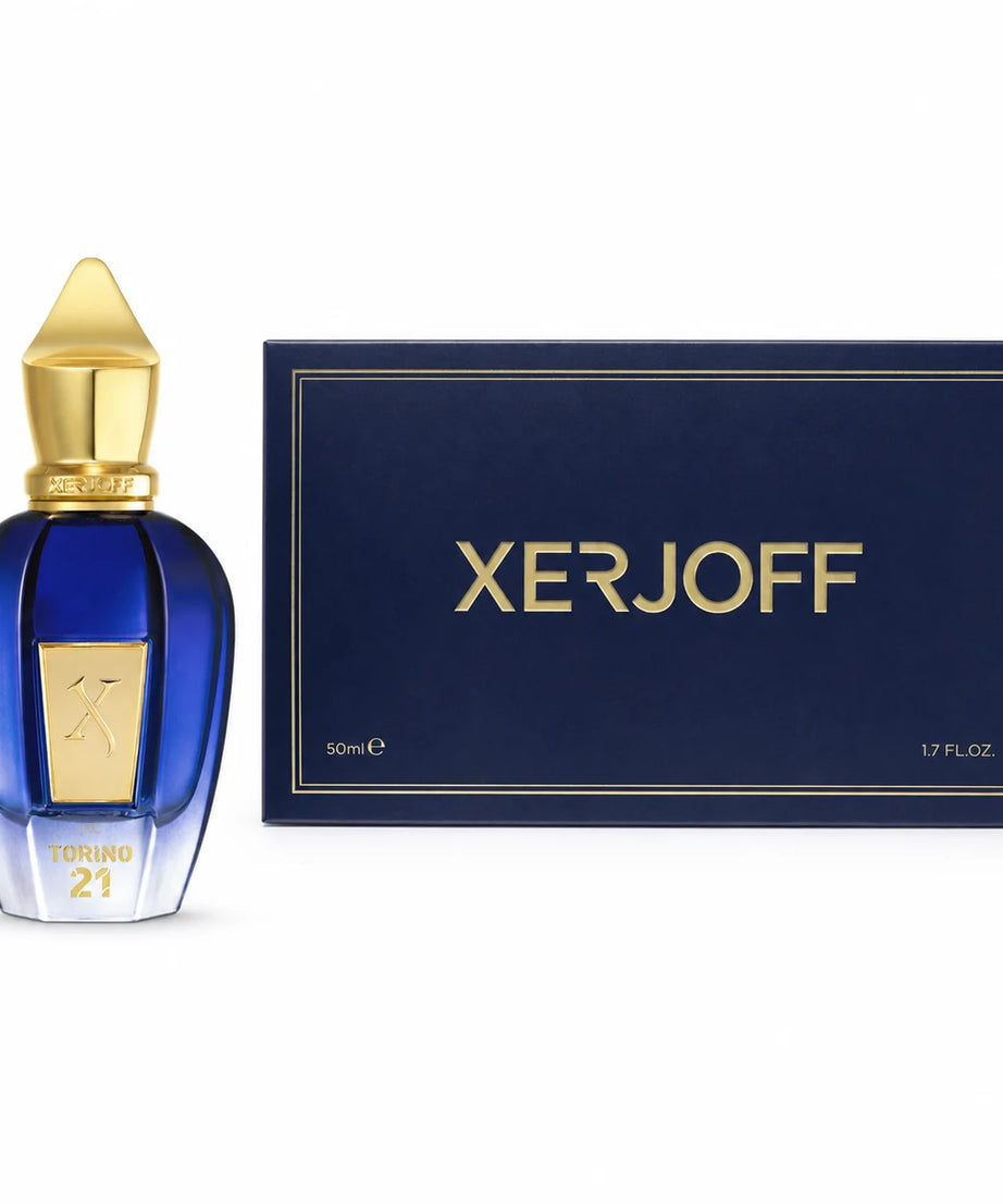 Xerjoff Torino21 Eau de Parfum 50 ml bottle with matching box
