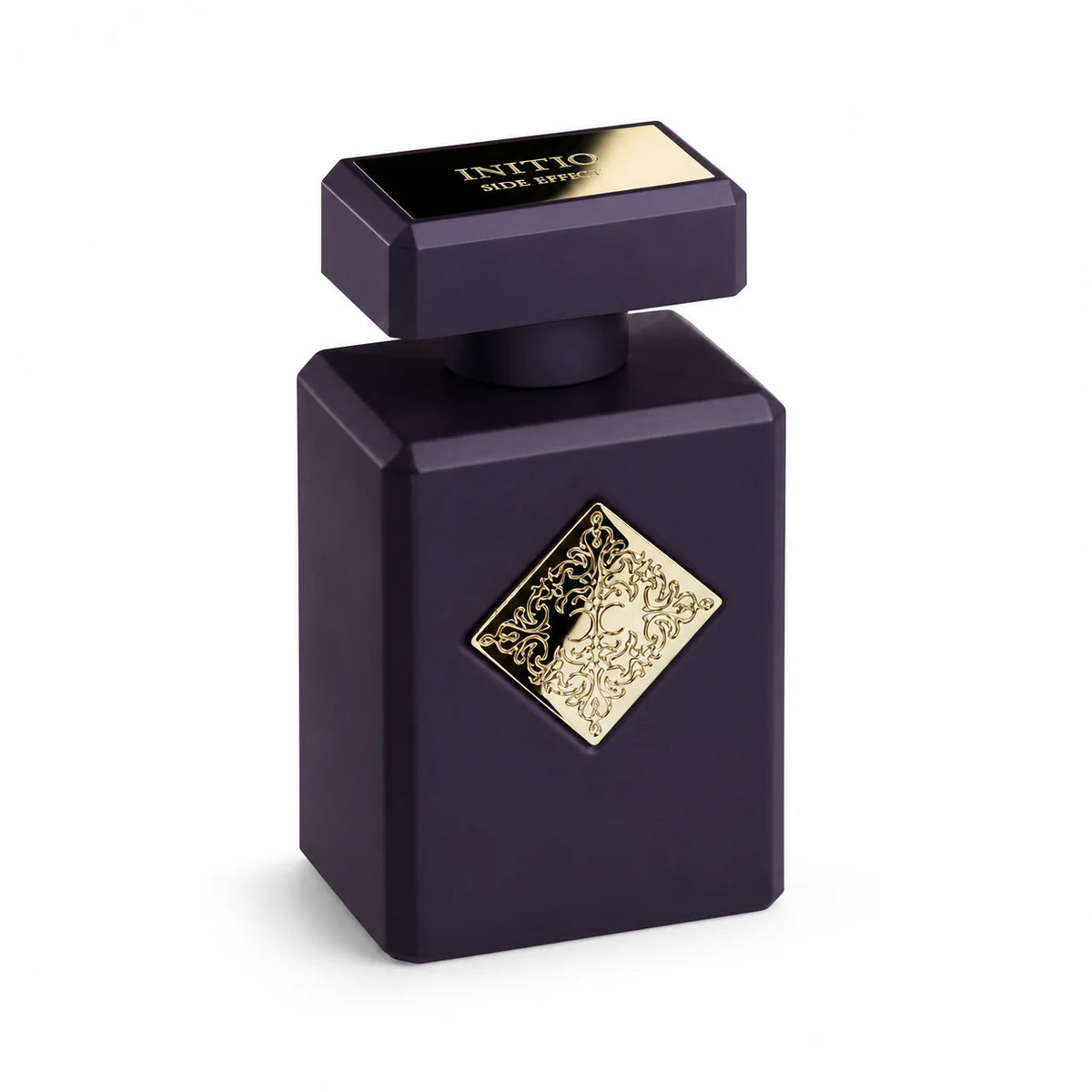 Initio Side Effect 90 ml bottle left angle on white background