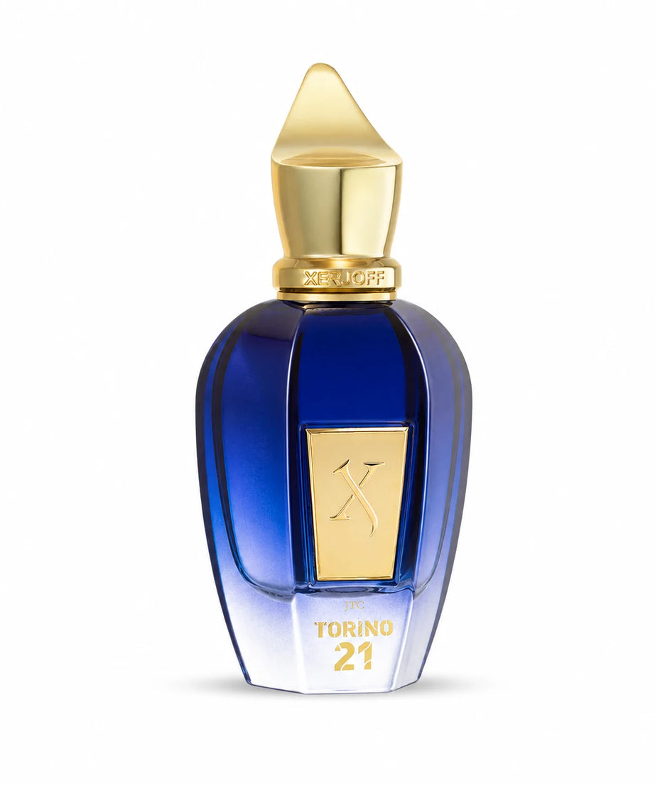 Xerjoff Torino21 50 ml bottle left angle on white background