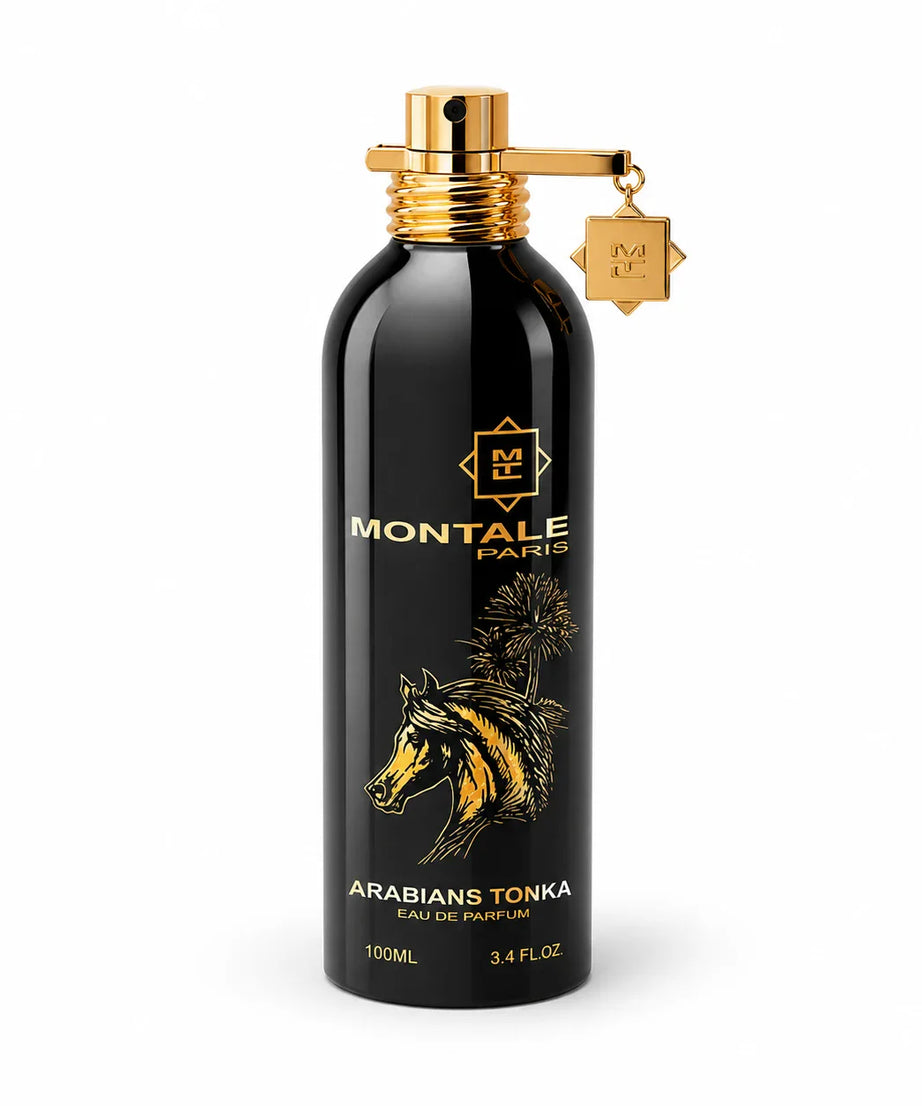 Montale Arabians Tonka Eau de Parfum 100 ml bottle right angle on white background