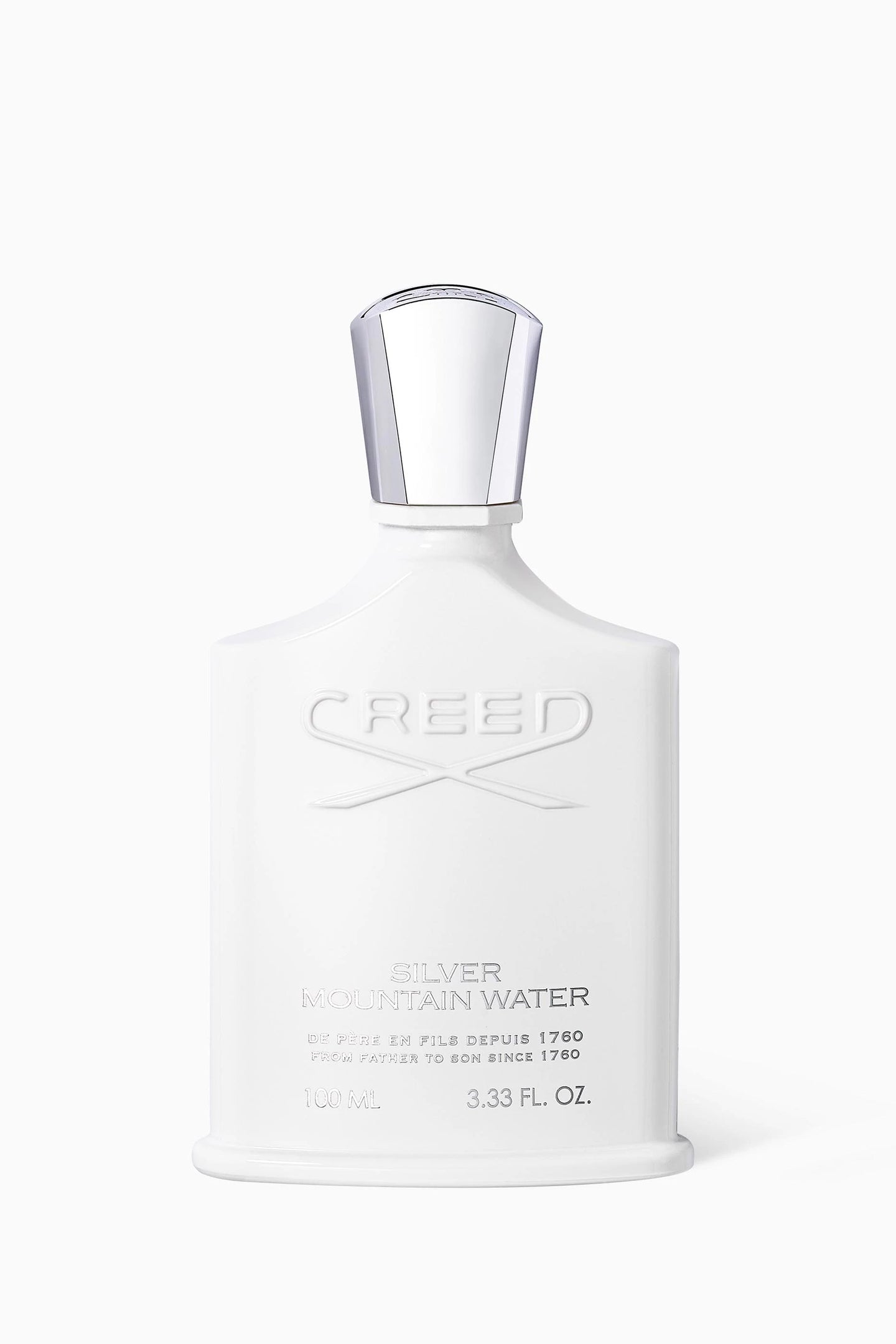 Creed Silver Mountain Water Eau de Parfum original fragrance presentation