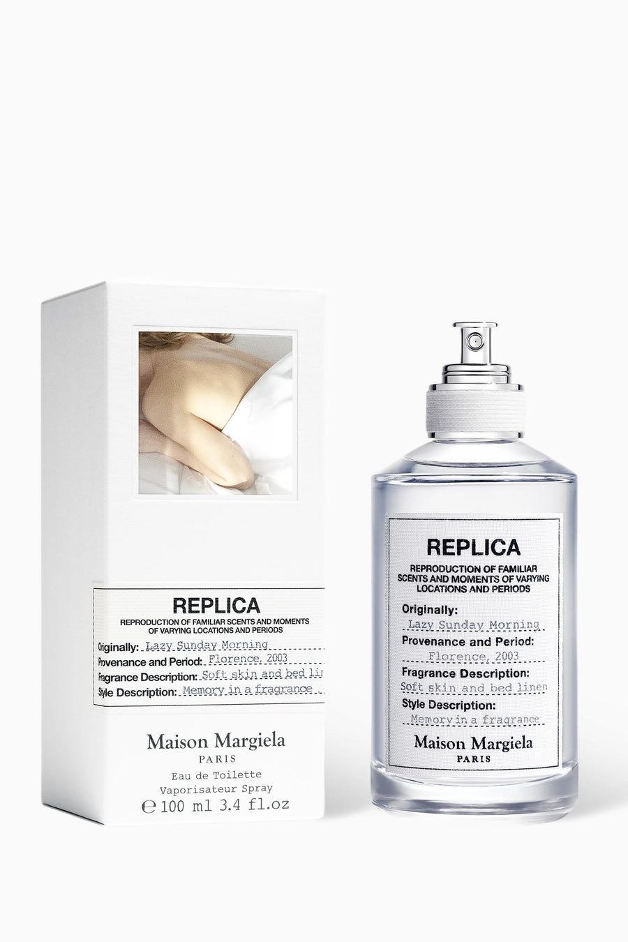 Maison Margiela Replica Lazy Sunday Morning Eau de Toilette original fragrance presentation