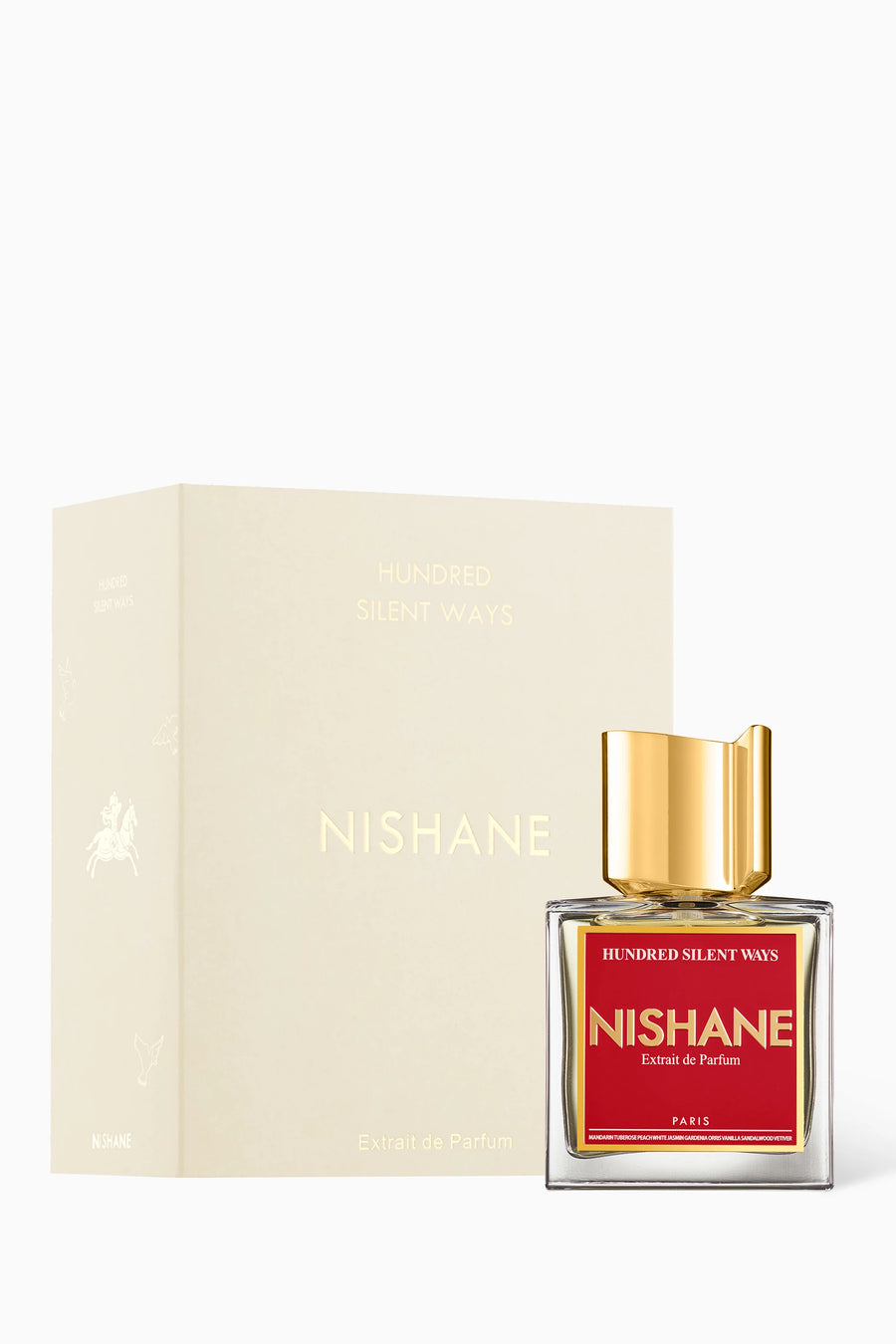 Nishane Hundred Silent Ways Extrait de Parfum original fragrance presentation