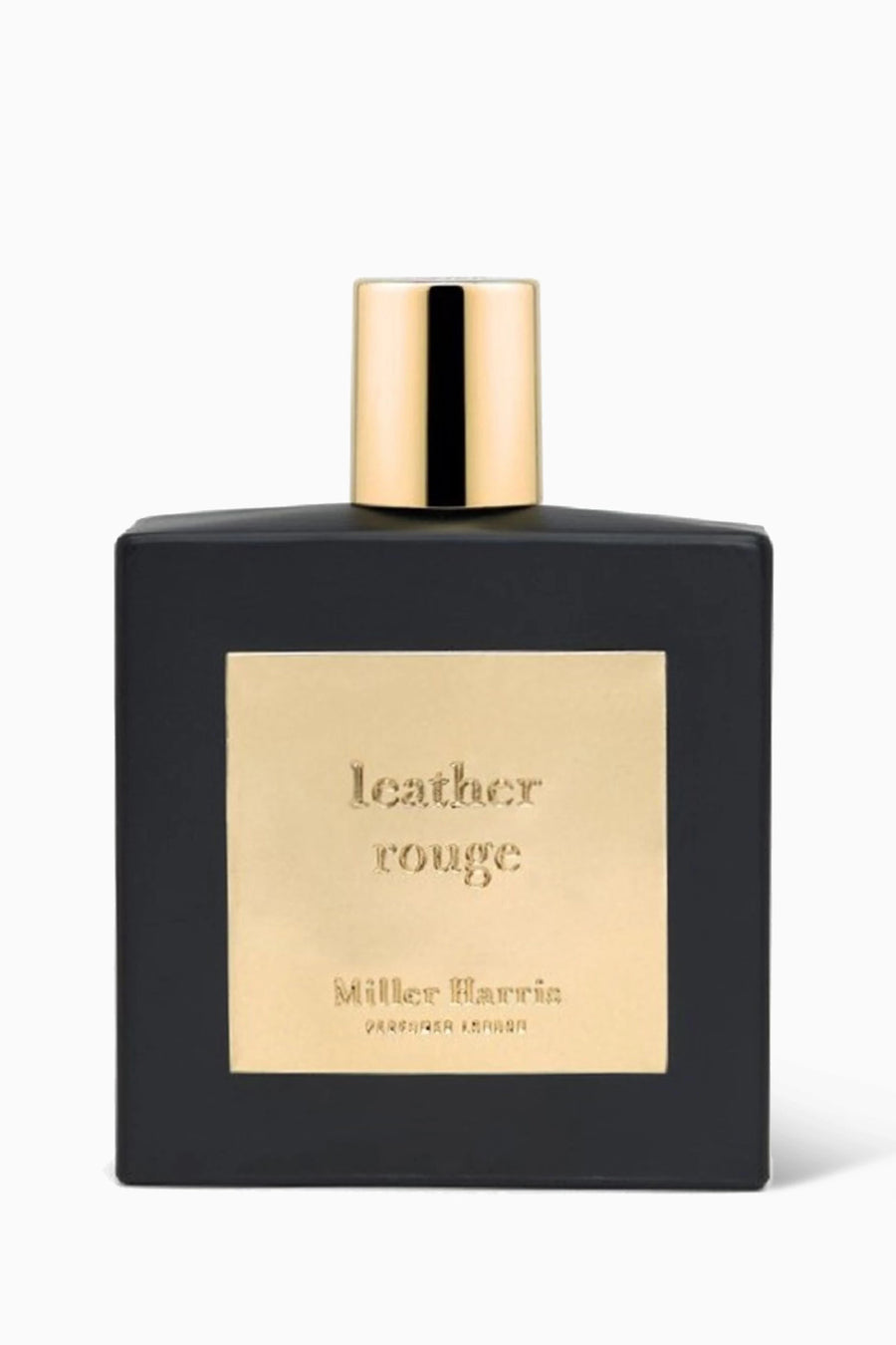 Miller Harris Leather Rouge Eau de Parfum original fragrance presentation
