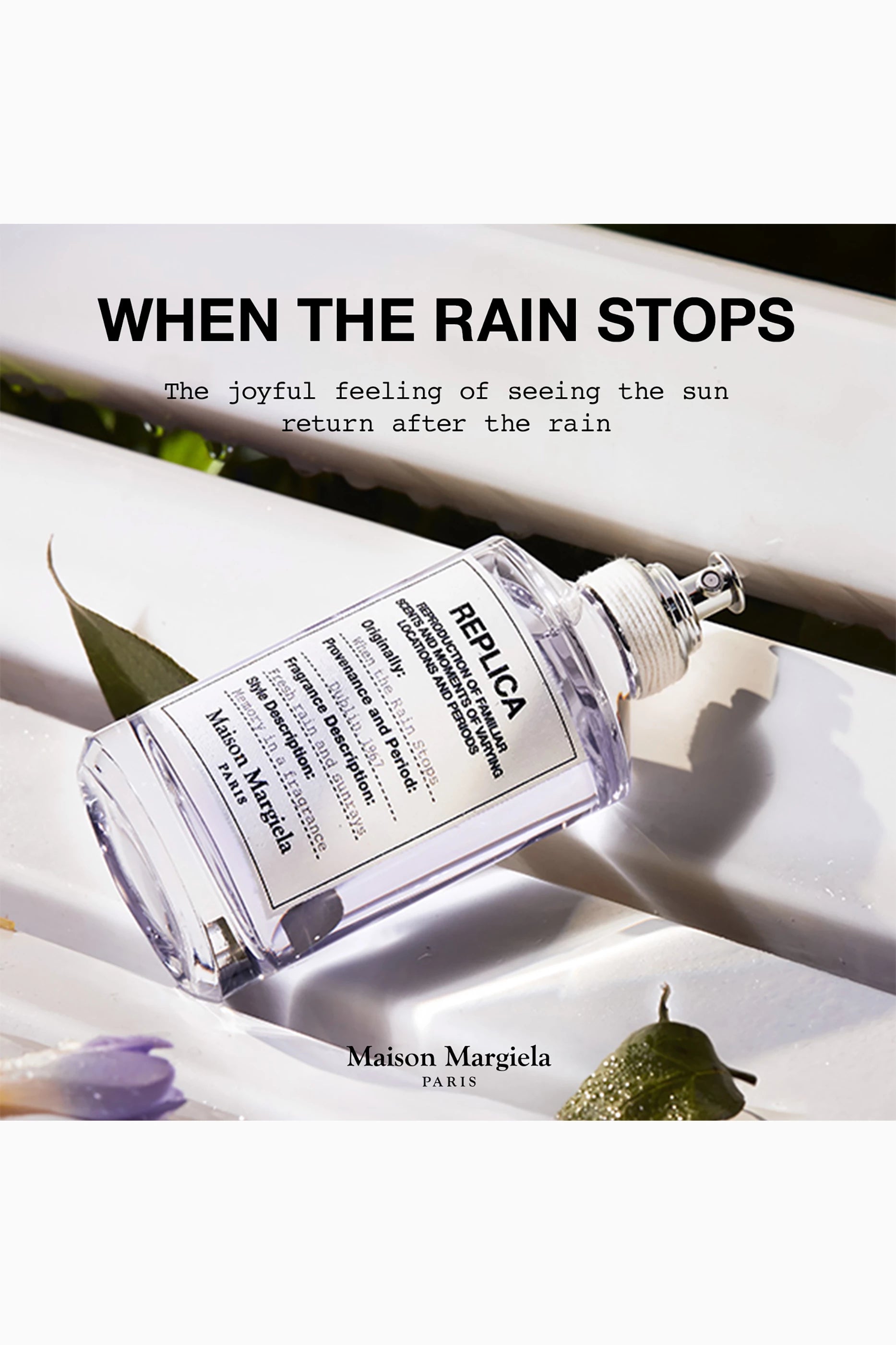 Replica When the Rain Stops Eau de Toilette