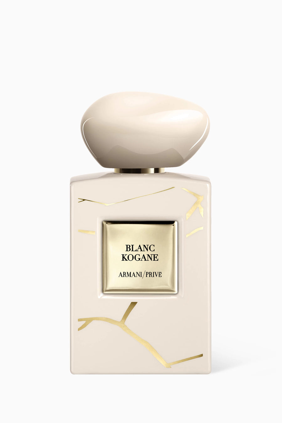 Giorgio Armani Prive Blanc Kogane Eau de Parfum original fragrance presentation