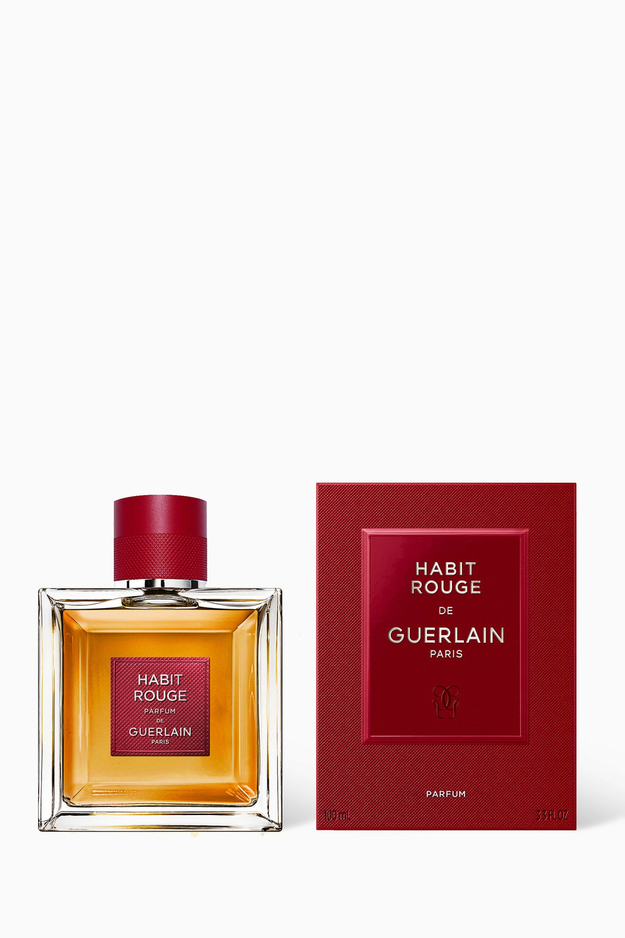 Guerlain Habit Rouge Eau de Parfum original fragrance presentation
