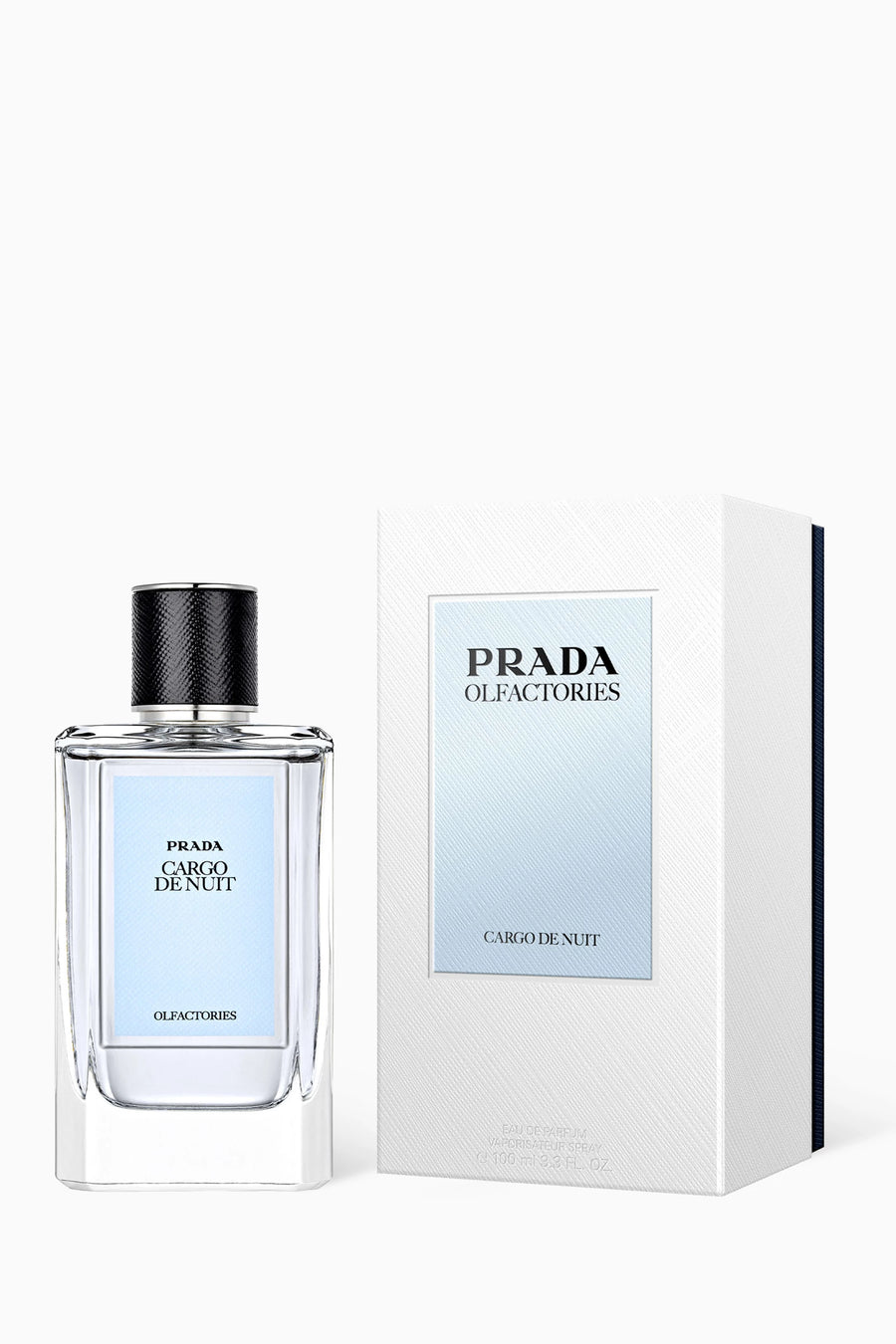 Prada Olfactories Cargo de Nuit Eau de Parfum original fragrance presentation