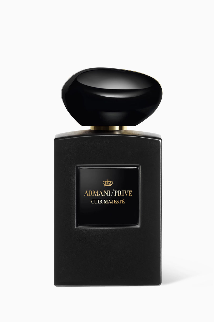 Giorgio Armani Privé Cuir Majesté Eau de Parfum original fragrance presentation