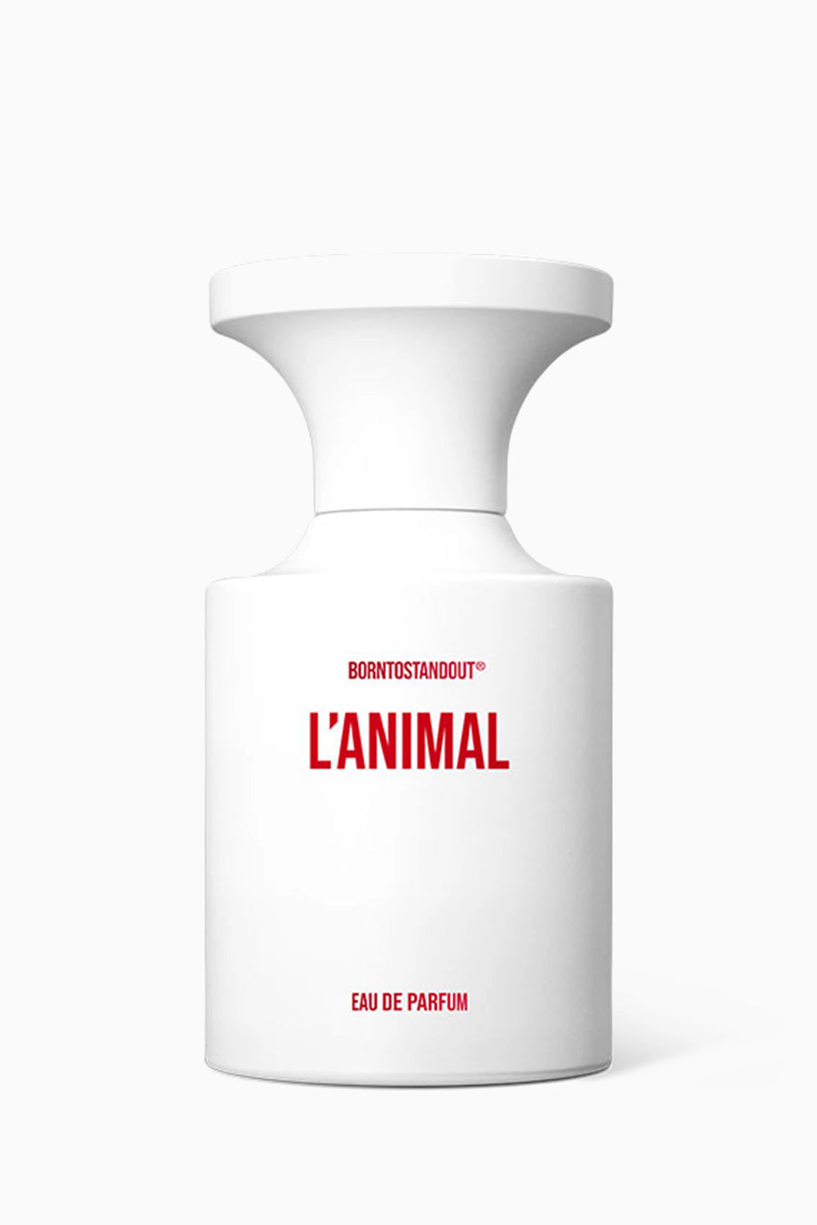 BORNTOSTANDOUT L'Animal Eau de Parfum original fragrance presentation