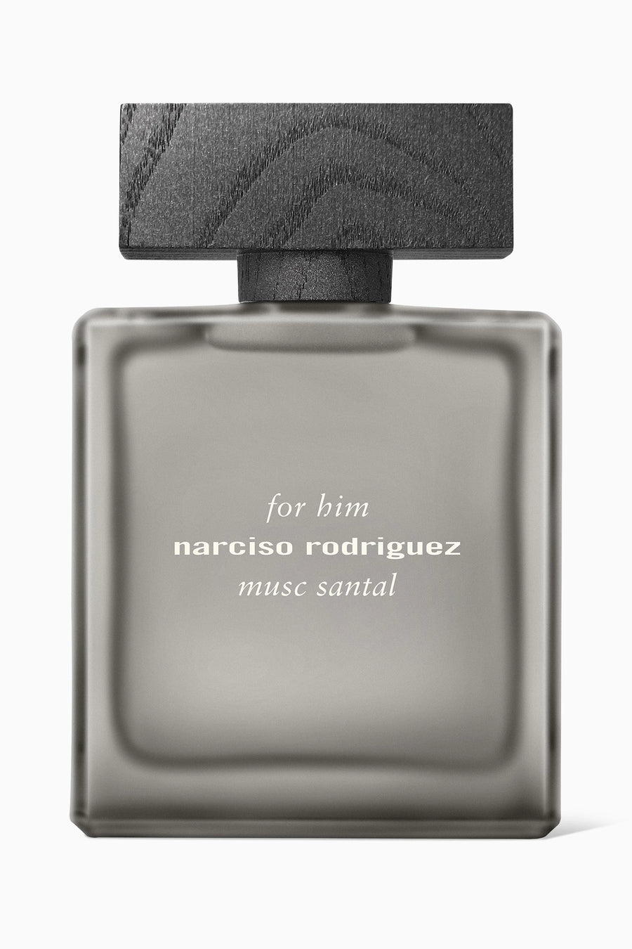 Narciso Rodriguez For Him Musc Santal Eau de Parfum Intense original fragrance presentation