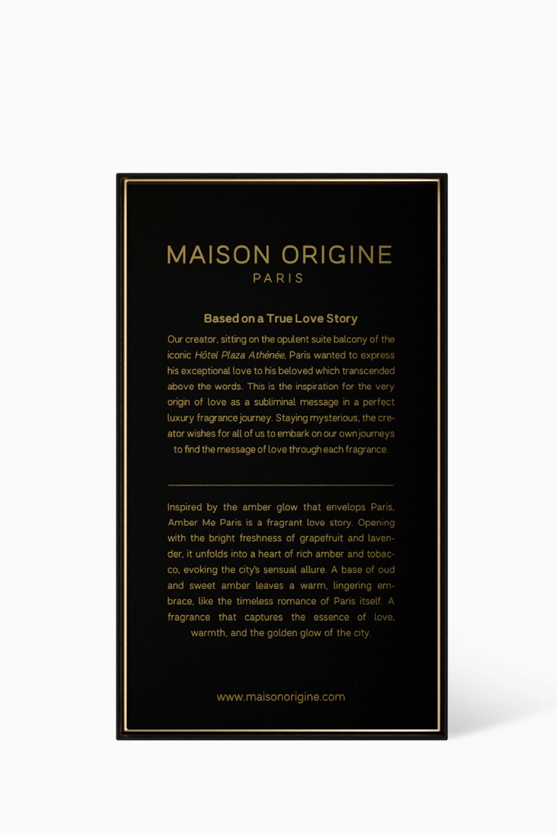 Amber Me Paris Extrait de Parfum