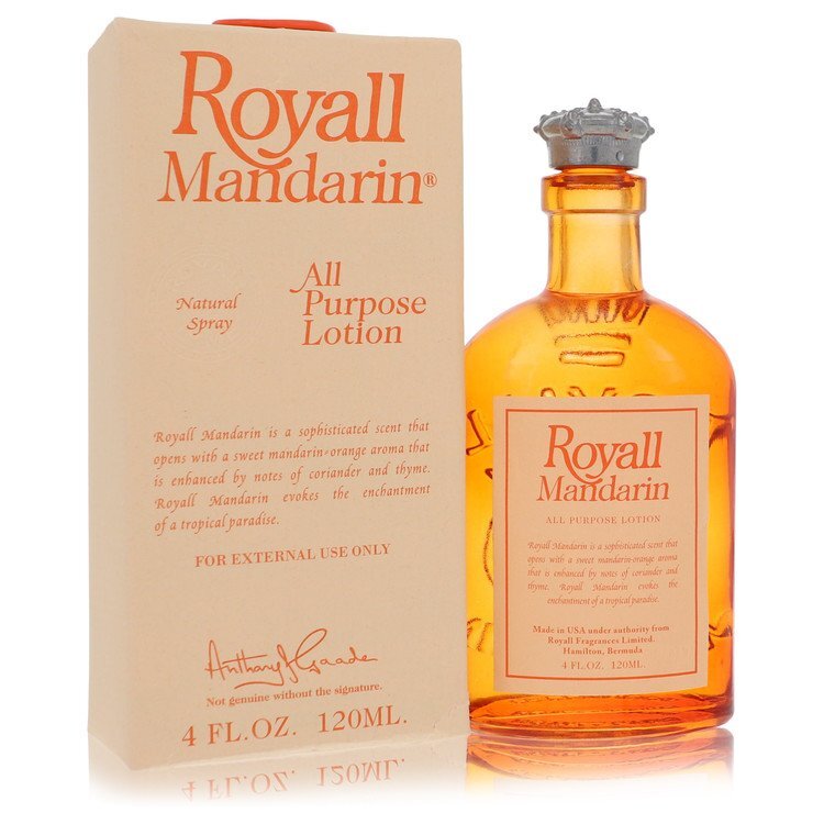 Royall Mandarin All Purpose Lotion and Cologne 4 oz / 120 mL for Men