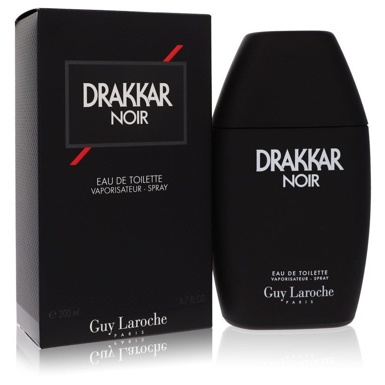Guy Laroche Drakkar Noir Eau de Toilette Spray 6.7 oz / 200 mL for Men