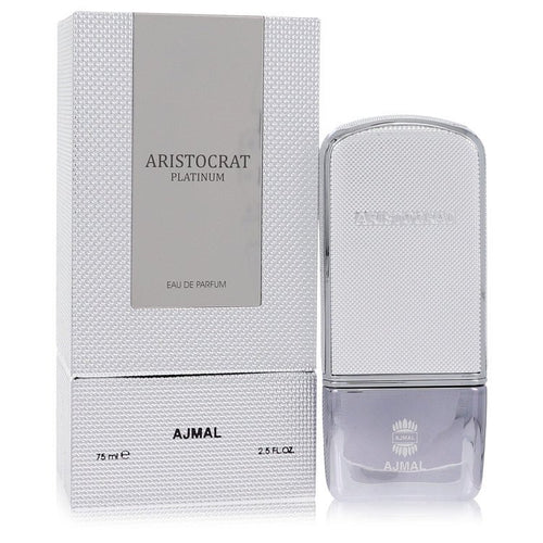 Ajmal Aristocrat Platinum Eau de Parfum Spray 2.5 oz / 75 mL for Men