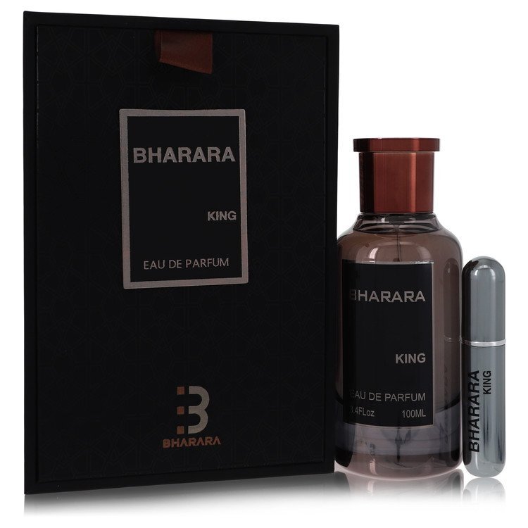 Bharara King Eau de Parfum Spray 3.4 oz + Refillable Travel Spray for Men