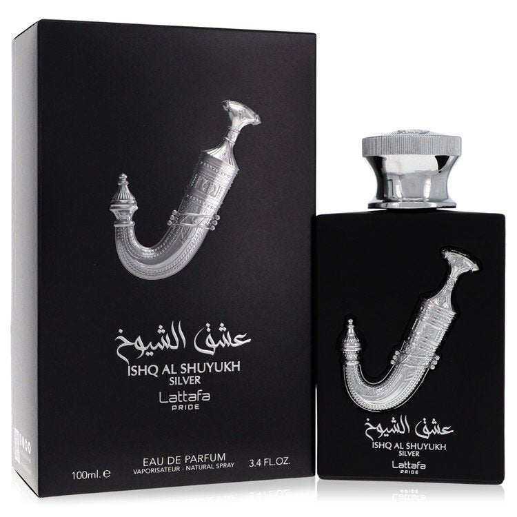 Lattafa Pride Ishq Al Shuyukh Silver Eau de Parfum Spray 3.4 oz / 100 mL Unisex