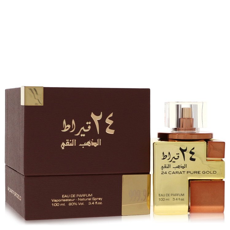 Lattafa Perfumes 24 Carat Pure Gold Eau de Parfum Spray 3.4 oz / 100 mL Unisex
