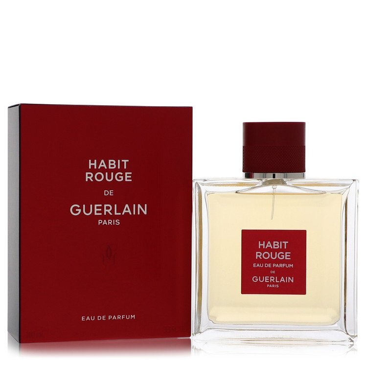 Guerlain Habit Rouge Eau de Parfum Spray 3.4 oz / 100 mL for Men