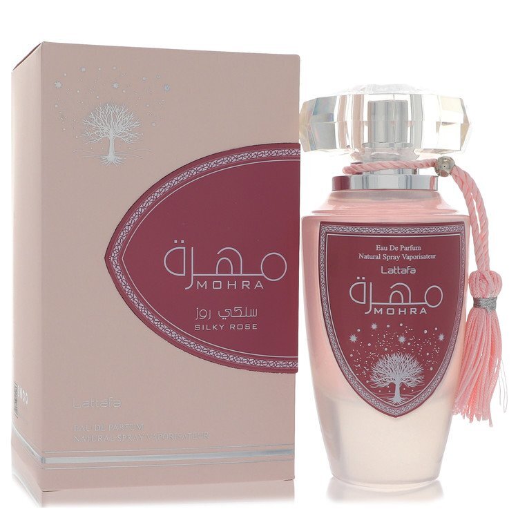 Lattafa Mohra Silky Rose Eau de Parfum Spray 3.4 oz / 100 mL for Women