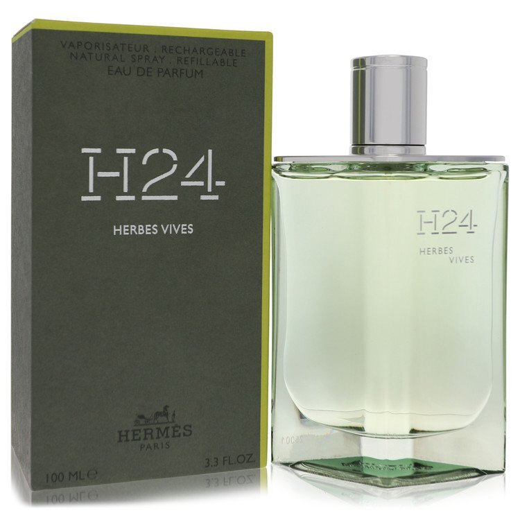 Hermès H24 Herbes Vives Eau de Parfum Refillable Spray 3.4 oz / 100 mL for Men