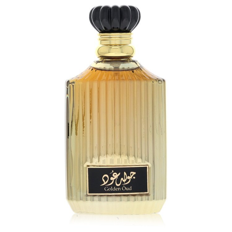 Lattafa Asdaaf Golden Oud by Lattafa Eau De Parfum Spray (Unisex New Packaging Unboxed) 3.4 oz