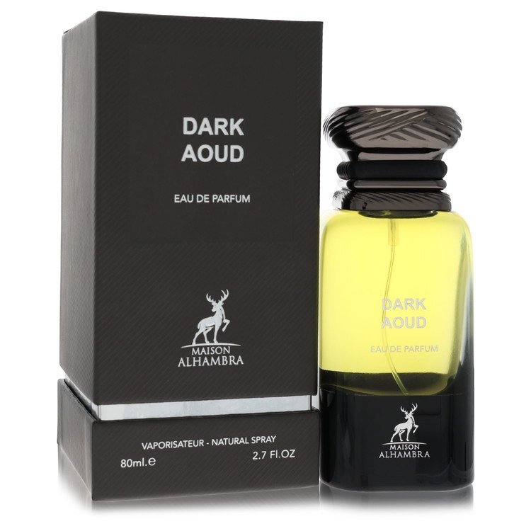Maison Alhambra Dark Aoud Eau de Parfum Spray 2.7 oz / 80 mL for Men