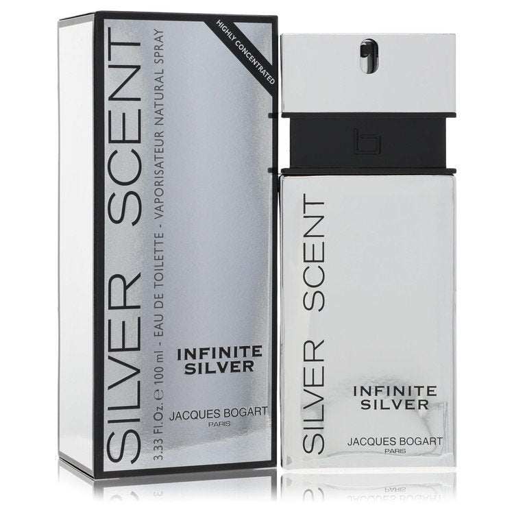Jacques Bogart Silver Scent Infinite Silver Eau de Toilette Spray 3.3 oz / 100 mL for Men
