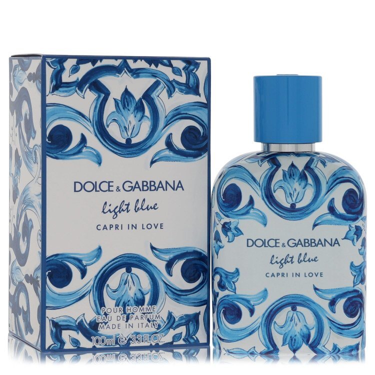 Dolce & Gabbana Light Blue Capri in Love Eau de Parfum Refillable Spray 3.3 oz / 100 mL for Men
