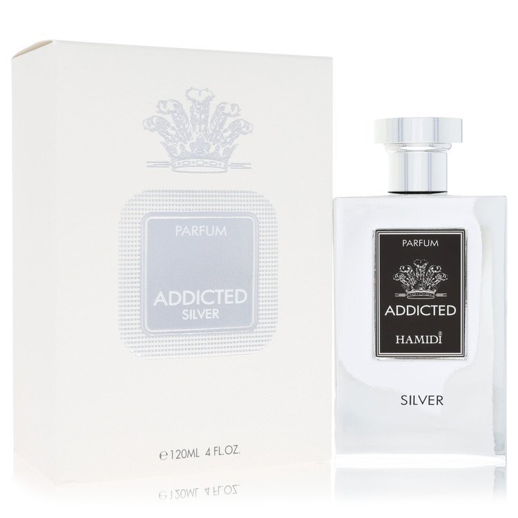 Hamidi Addicted Silver Parfum Spray 4 oz / 120 mL for Men