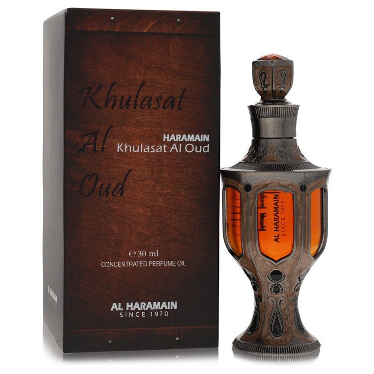 Al Haramain Khulasat Al Oud by Al Haramain Concentrated Perfume Oil (Unboxed) 1.01 oz (Men)