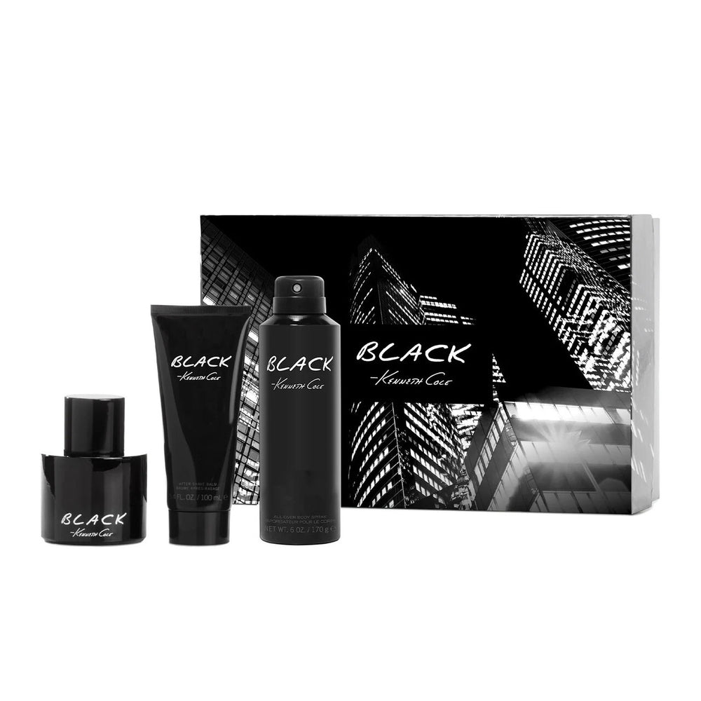 Kenneth Cole Black 3-Piece Gift Set for Men