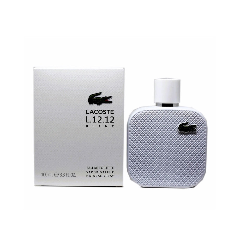 Lacoste L.12.12 Blanc Eau de Toilette Spray 3.3 oz / 100 mL for Men