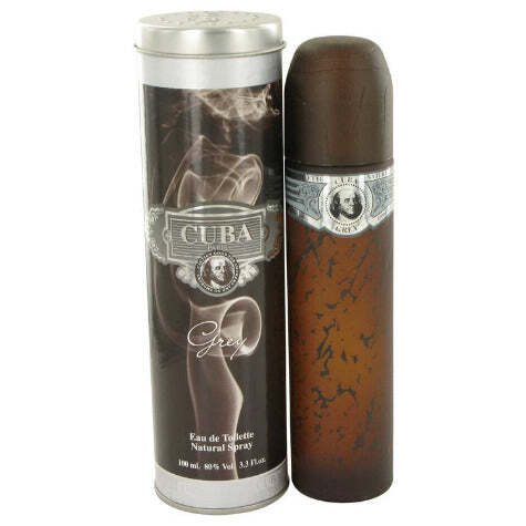 Cuba Grey Eau de Toilette Spray 3.3 oz / 100 mL for Men