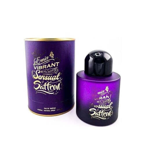 PARIS CORNER Vibrant Sensual Saffron Eau de Parfum Spray 3.4 oz / 100 mL for Men